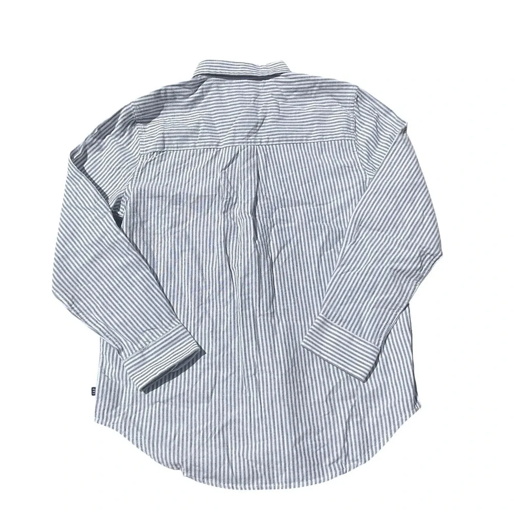 Boys Gap Kids Youth Oxford Shirt Long Sleeves, Blue Size L (14/16) NWT